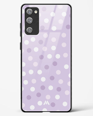 Polka Dots in Violet Glass Case Phone Cover-(Samsung)