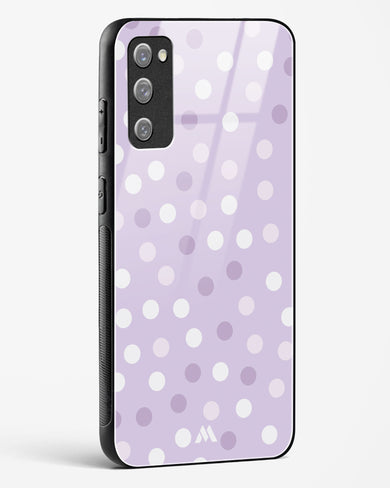 Polka Dots in Violet Glass Case Phone Cover-(Samsung)