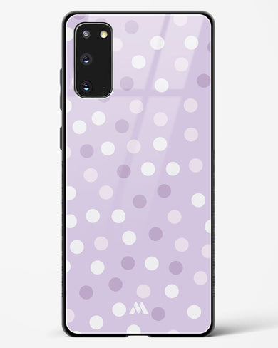 Polka Dots in Violet Glass Case Phone Cover-(Samsung)