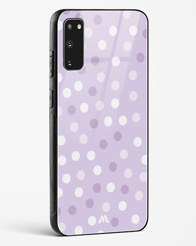 Polka Dots in Violet Glass Case Phone Cover-(Samsung)