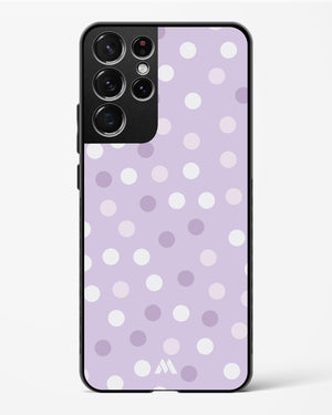 Polka Dots in Violet Glass Case Phone Cover-(Samsung)