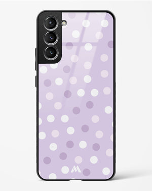 Polka Dots in Violet Glass Case Phone Cover-(Samsung)