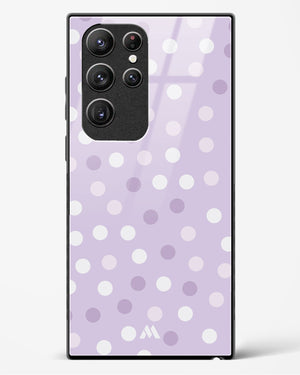 Polka Dots in Violet Glass Case Phone Cover (Samsung)