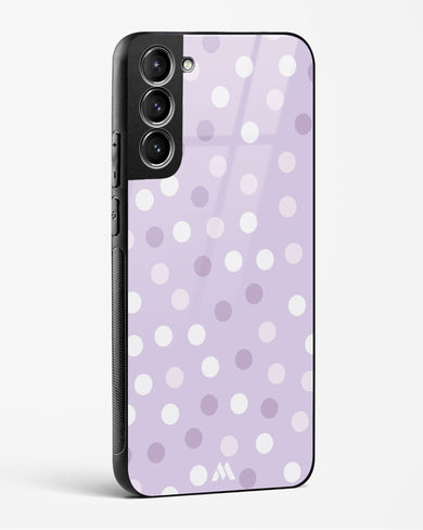 Polka Dots in Violet Glass Case Phone Cover-(Samsung)