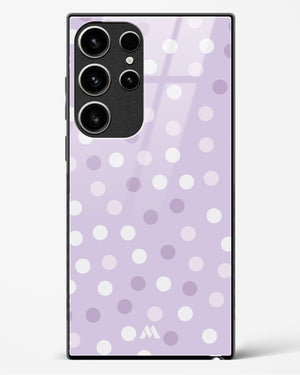 Polka Dots in Violet Glass Case Phone Cover-(Samsung)