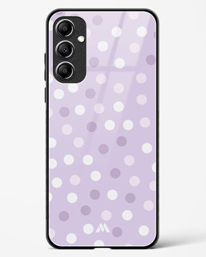 Polka Dots in Violet Glass Case Phone Cover-(Samsung)