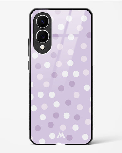 Polka Dots in Violet Glass Case Phone Cover (Samsung)