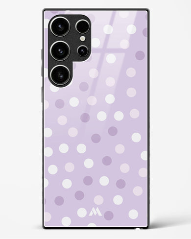 Polka Dots in Violet Glass Case Phone Cover (Samsung)