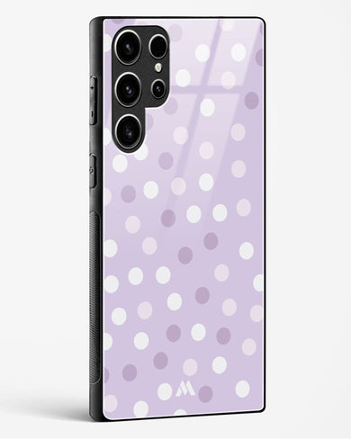 Polka Dots in Violet Glass Case Phone Cover (Samsung)