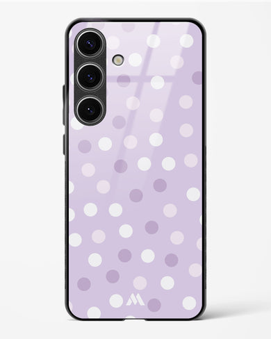 Polka Dots in Violet Glass Case Phone Cover (Samsung)