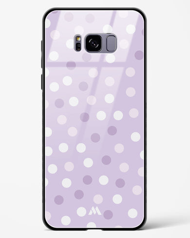 Polka Dots in Violet Glass Case Phone Cover (Samsung)