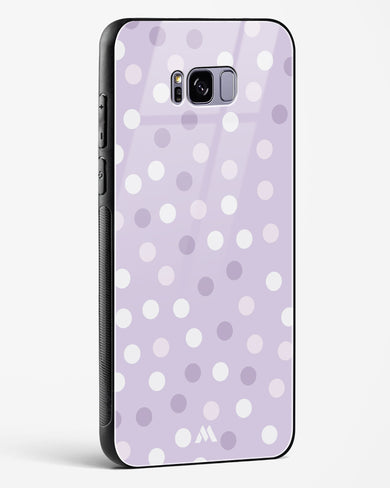 Polka Dots in Violet Glass Case Phone Cover (Samsung)