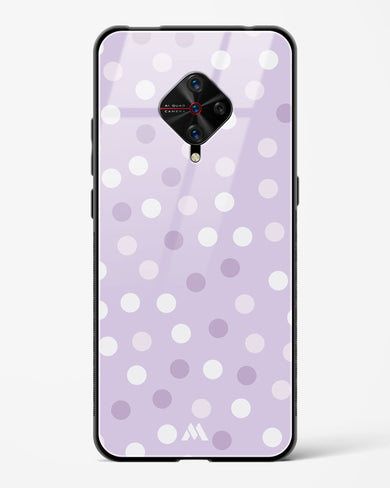 Polka Dots in Violet Glass Case Phone Cover (Vivo)