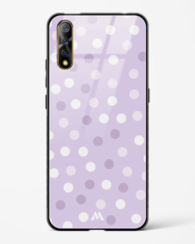 Polka Dots in Violet Glass Case Phone Cover (Vivo)