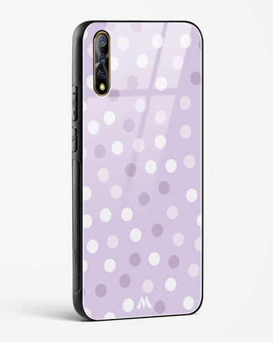 Polka Dots in Violet Glass Case Phone Cover (Vivo)