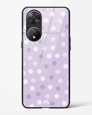 Polka Dots in Violet Glass Case Phone Cover (Vivo)