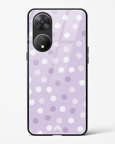 Polka Dots in Violet Glass Case Phone Cover-(Vivo)