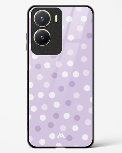 Polka Dots in Violet Glass Case Phone Cover-(Vivo)