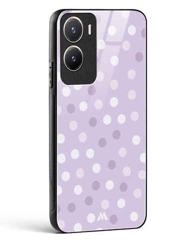 Polka Dots in Violet Glass Case Phone Cover-(Vivo)