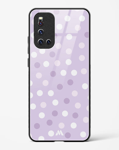 Polka Dots in Violet Glass Case Phone Cover-(Vivo)