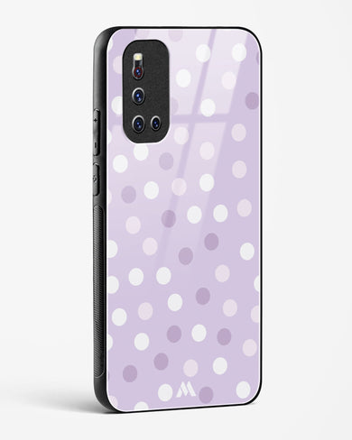 Polka Dots in Violet Glass Case Phone Cover-(Vivo)