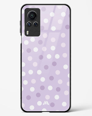 Polka Dots in Violet Glass Case Phone Cover (Vivo)