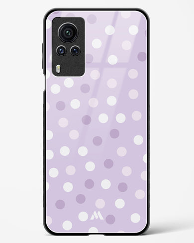 Polka Dots in Violet Glass Case Phone Cover-(Vivo)