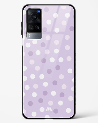 Polka Dots in Violet Glass Case Phone Cover-(Vivo)