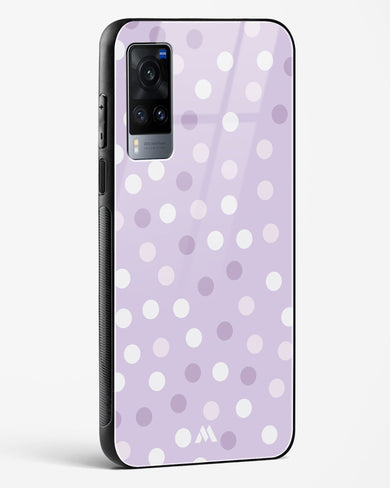 Polka Dots in Violet Glass Case Phone Cover-(Vivo)