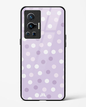 Polka Dots in Violet Glass Case Phone Cover (Vivo)