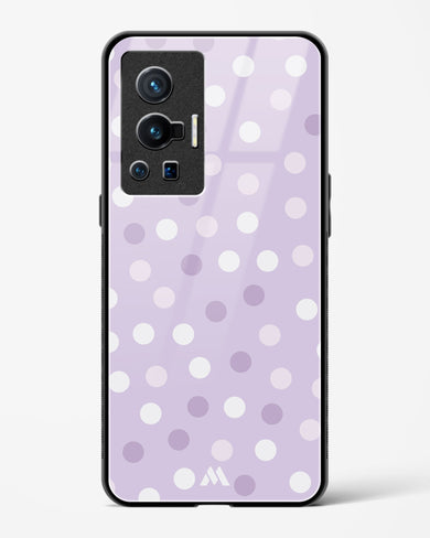 Polka Dots in Violet Glass Case Phone Cover-(Vivo)