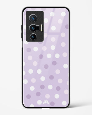Polka Dots in Violet Glass Case Phone Cover (Vivo)