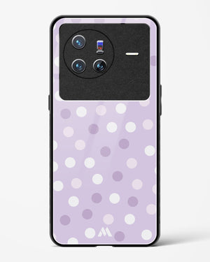 Polka Dots in Violet Glass Case Phone Cover-(Vivo)