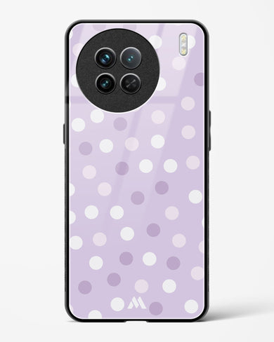 Polka Dots in Violet Glass Case Phone Cover-(Vivo)