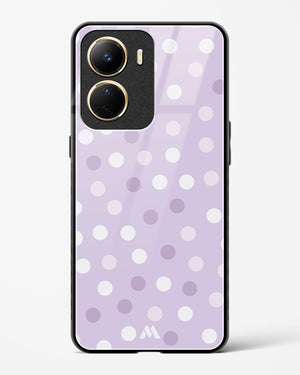 Polka Dots in Violet Glass Case Phone Cover-(Vivo)