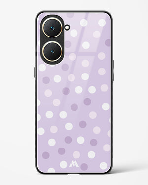Polka Dots in Violet Glass Case Phone Cover (Vivo)