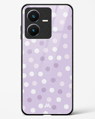 Polka Dots in Violet Glass Case Phone Cover-(Vivo)