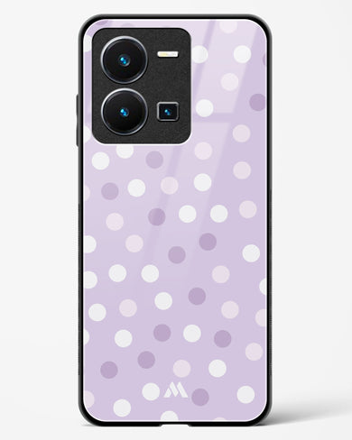 Polka Dots in Violet Glass Case Phone Cover-(Vivo)