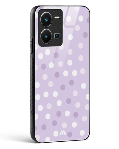 Polka Dots in Violet Glass Case Phone Cover-(Vivo)