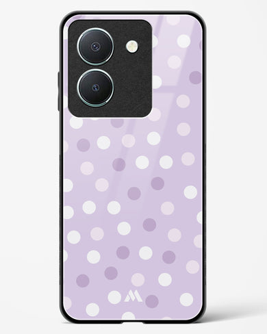 Polka Dots in Violet Glass Case Phone Cover-(Vivo)