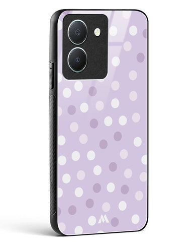 Polka Dots in Violet Glass Case Phone Cover-(Vivo)