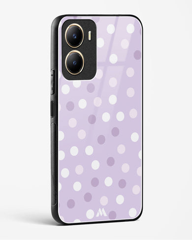 Polka Dots in Violet Glass Case Phone Cover-(Vivo)