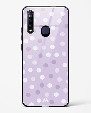 Polka Dots in Violet Glass Case Phone Cover (Vivo)