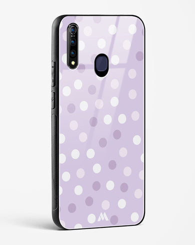 Polka Dots in Violet Glass Case Phone Cover (Vivo)