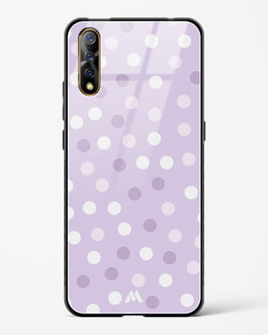 Polka Dots in Violet Glass Case Phone Cover (Vivo)