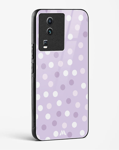 Polka Dots in Violet Glass Case Phone Cover-(Vivo)