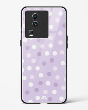 Polka Dots in Violet Glass Case Phone Cover (Vivo)