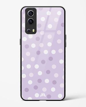 Polka Dots in Violet Glass Case Phone Cover (Vivo)