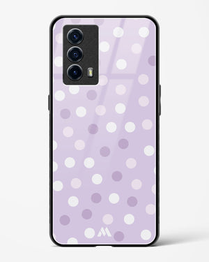 Polka Dots in Violet Glass Case Phone Cover (Vivo)