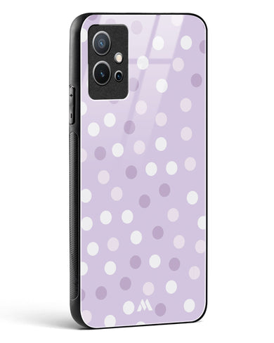 Polka Dots in Violet Glass Case Phone Cover-(Vivo)